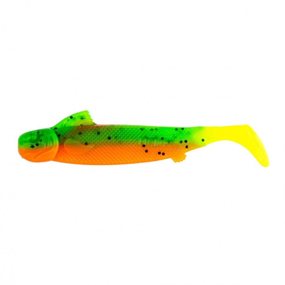 Виброхвост Helios Jap 3,15"/8 см, цвет Pepper Green & Orange LT 7 шт HS-32-032 , 
